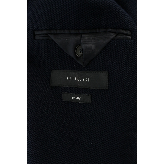 Gucci(グッチ)のグッチ エンブレムロゴ刺繍コットンテーラードジャケット 40 メンズのジャケット/アウター(その他)の商品写真