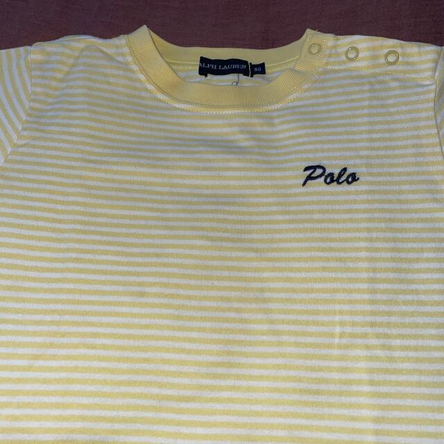 POLO RALPH LAUREN(ポロラルフローレン)のポロラルフローレン POLO RALPH LAUREN ボーダー Tシャツ 80 キッズ/ベビー/マタニティのベビー服(~85cm)(Ｔシャツ)の商品写真