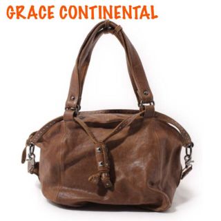 グレースコンチネンタル(GRACE CONTINENTAL)の定価3万以上★グレースコンチネンタル★レザーヴィンテージバッグ 本革(ハンドバッグ)