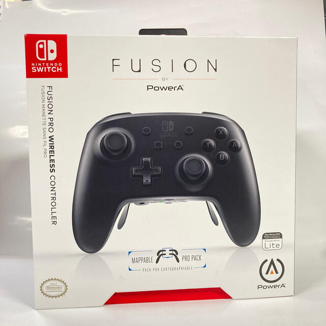 Nintendo Switch(ニンテンドースイッチ)の新品未開封 Power A.com fusion プロコン プロコントローラー エンタメ/ホビーのゲームソフト/ゲーム機本体(家庭用ゲーム機本体)の商品写真