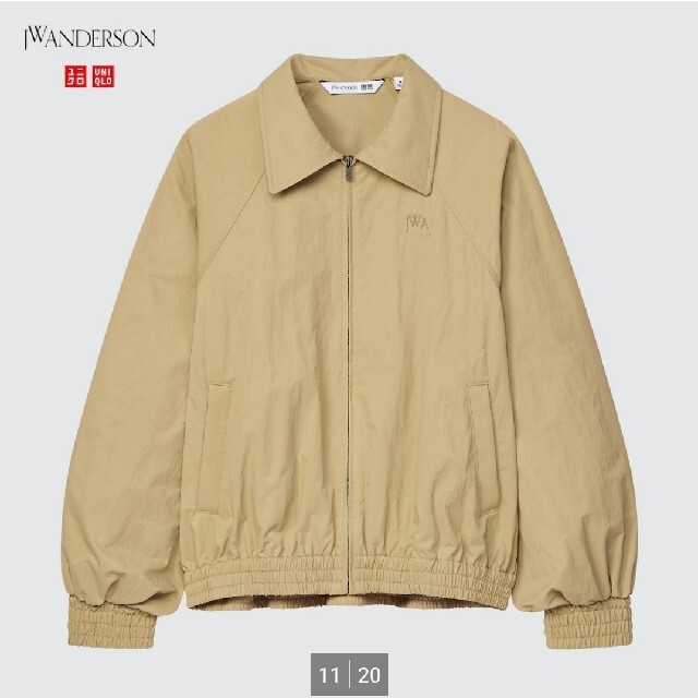 UNIQLO jw anderson ショートブルゾン ベージュ L