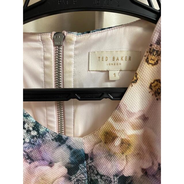 TED BAKER(テッドベイカー)のテッドベイカー　ワンピース　サイズ1 レディースのワンピース(ひざ丈ワンピース)の商品写真