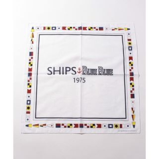 シップス(SHIPS)の★新品★SHIPS×BLUEBLUE FLAG BANDANA /ホワイト(バンダナ/スカーフ)