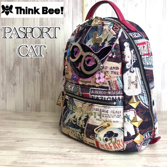 バッグ【大人気 完売品】Think Bee!(シンクビー)パスポートキャッツリュック