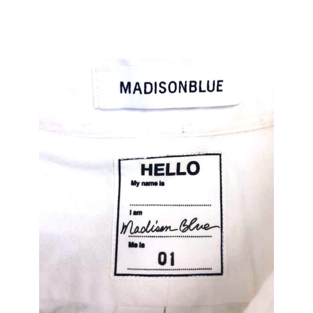 MADISONBLUE(マディソンブルー)のMADISONBLUE(マディソンブルー) オックスフォードボタンダウンシャツ レディースのトップス(シャツ/ブラウス(半袖/袖なし))の商品写真