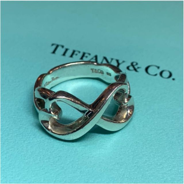 人気ブランドの新作 Tiffany & 13号 シルバー リング ラブィングハート