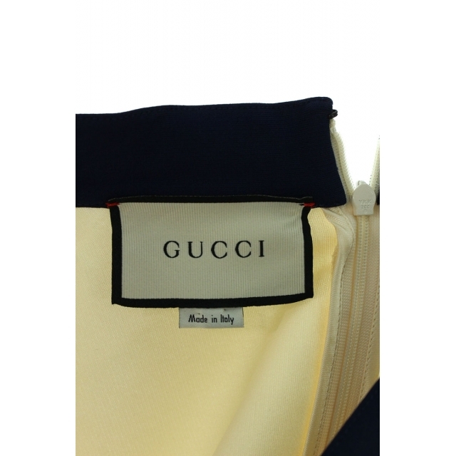 Gucci(グッチ)のグッチ 515533 X9S17 ライン装飾ノースリーブワンピース S レディースのワンピース(ロングワンピース/マキシワンピース)の商品写真