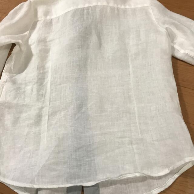 ARMANI JUNIOR(アルマーニ ジュニア)のARMANI junior アルマーニジュニア　8A130 リネン　麻100% キッズ/ベビー/マタニティのキッズ服男の子用(90cm~)(ブラウス)の商品写真