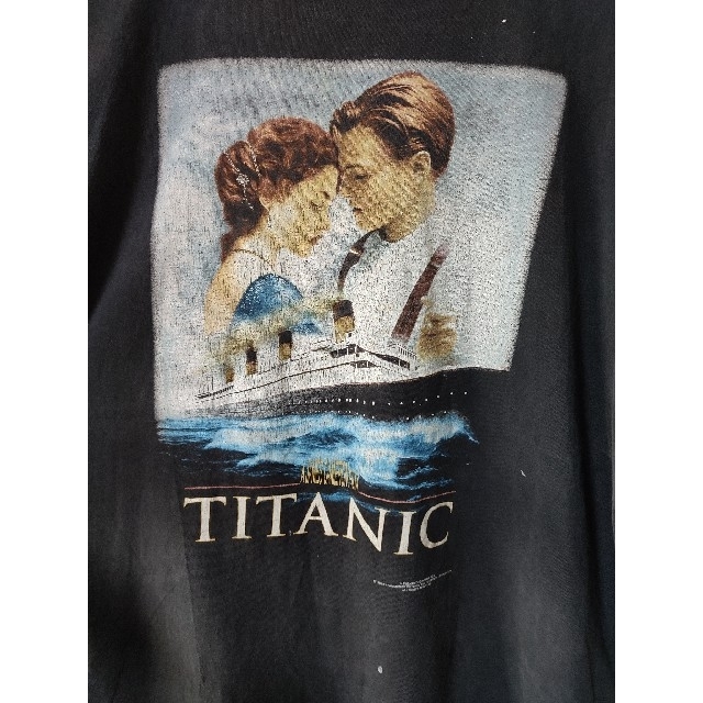 【値下げ不可】古着 90s タイタニック メンズのトップス(Tシャツ/カットソー(半袖/袖なし))の商品写真