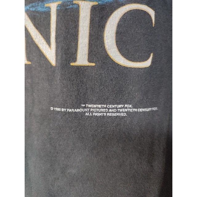 【値下げ不可】古着 90s タイタニック メンズのトップス(Tシャツ/カットソー(半袖/袖なし))の商品写真