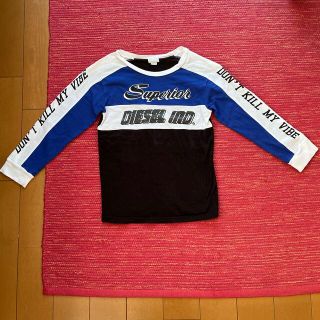 ディーゼル(DIESEL)のDiesel kids 配色ロゴロンT(ディーゼル キッズ)(Tシャツ/カットソー)