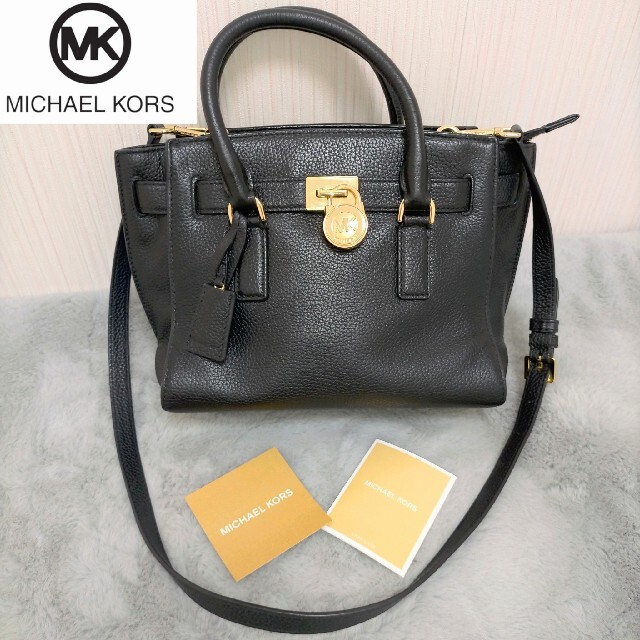 Michael Kors - 値下げ♡ マイケルコース ブラック 2way ハンドバッグ