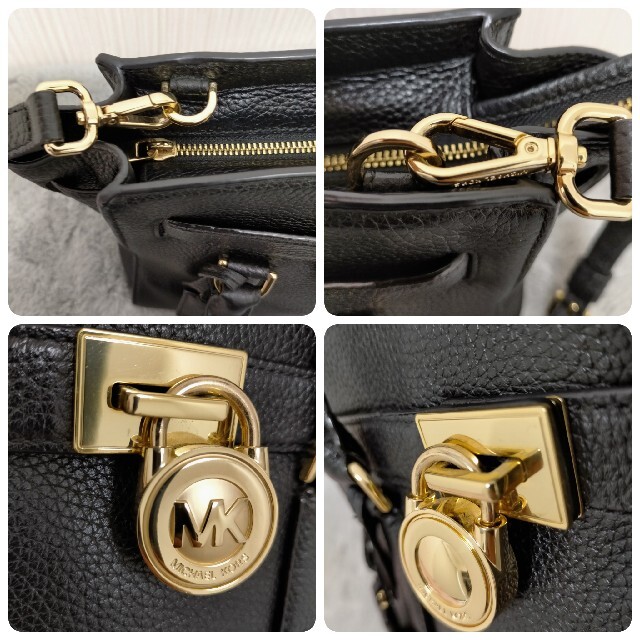 Michael Kors(マイケルコース)の値下げ♡ マイケルコース ブラック 2way ハンドバッグ ショルダーバッグ 鍵 レディースのバッグ(ハンドバッグ)の商品写真