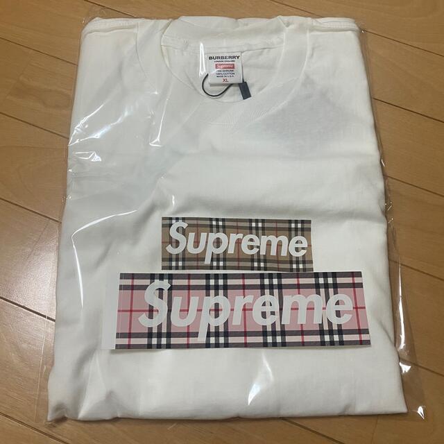 新品未開封 Supreme x Burberry Box Logo Tee XL ブランドのギフト