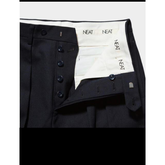 NEAT ニート Hopsack Wide ホップサック ワイドパンツ 44 NEAT ニート Hopsack Wide ホップサック ワイドパンツ 44