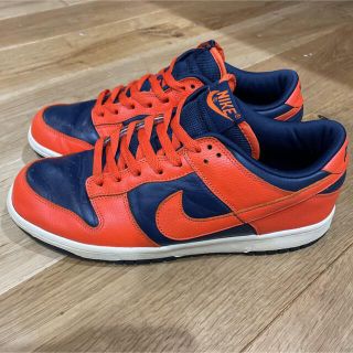 ナイキ(NIKE)のナイキ ダンクロー　バージニア大学　カレッジオレンジ ミッドナイトネイビー(スニーカー)