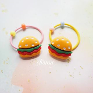 ミニミニハンバーガーのヘアゴム☆ハンドメイド(ファッション雑貨)