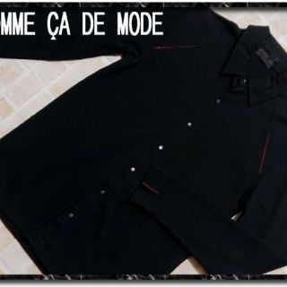 コムサデモード(COMME CA DU MODE)のコムサデモードメン　カットジャケット　黒(その他)
