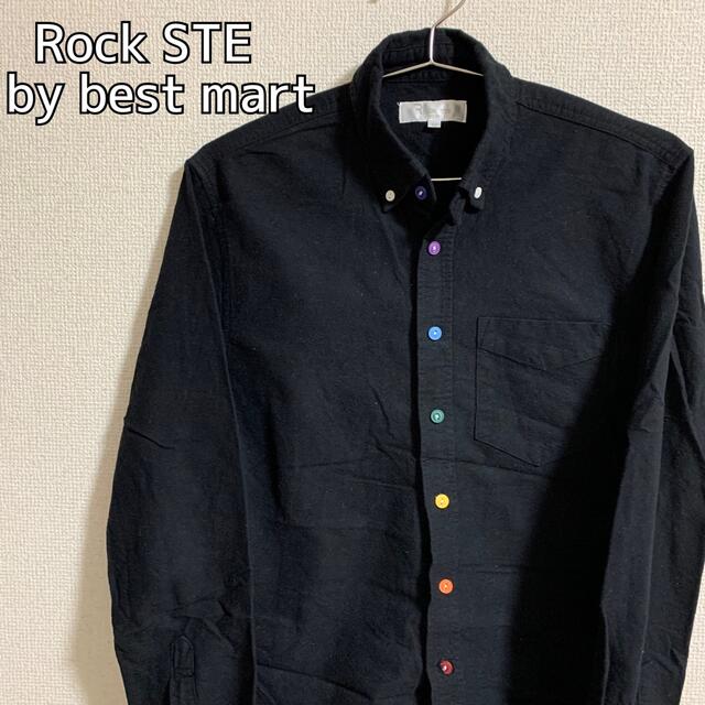 Ameri VINTAGE(アメリヴィンテージ)の【美品】US ヴィンテージ 古着 Rock STE ロクステ シャツ ブラック メンズのトップス(シャツ)の商品写真