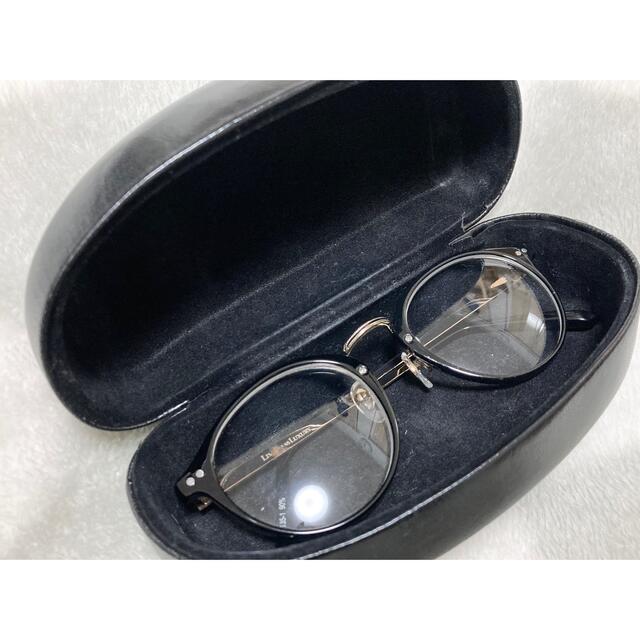 LIMITLESS LUXURY(リミットレスラグジュアリー)のLimitless Luxury ラウンドメガネ 眼鏡 黒縁  レディースのファッション小物(サングラス/メガネ)の商品写真