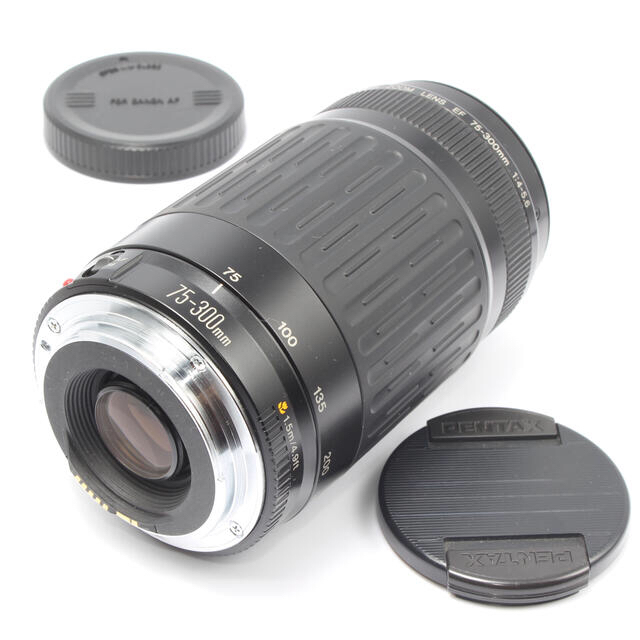 Canon(キヤノン)の【Sakura様専用】✨大迫力♪✨キヤノン Canon EF 75-300mm スマホ/家電/カメラのカメラ(レンズ(ズーム))の商品写真