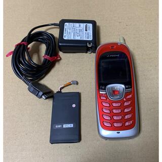 ミツビシ(三菱)のJ-Phone プリペイド携帯　J-D07(携帯電話本体)