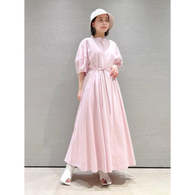 完売品*リリーブラウン 変形スリーブワンピース PNK ピンク