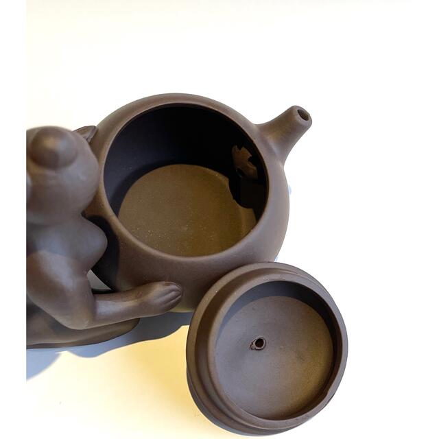 中国古玩 在銘在款 宜興紫砂壺 手作り 急須 煎茶道具 陶器 中国美術【05】