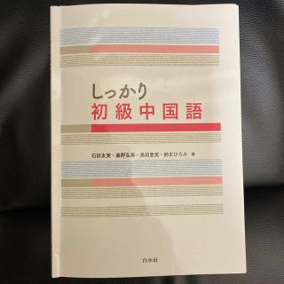 しっかり初級中国語(語学/参考書)