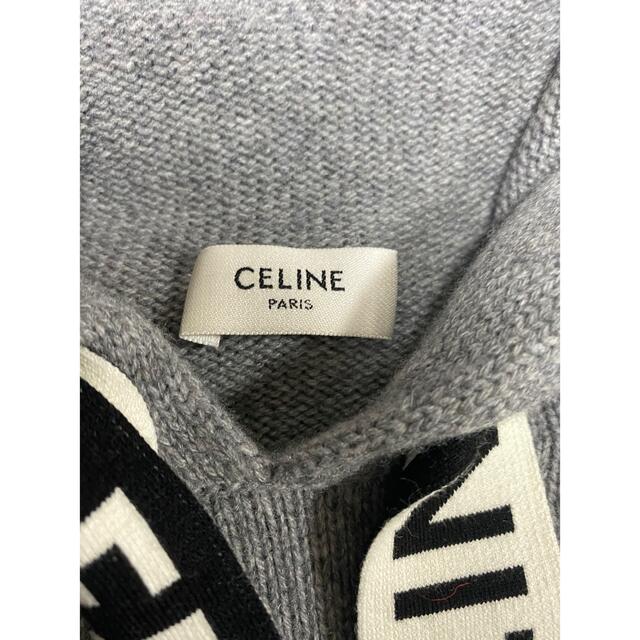 celine(セリーヌ)のCELINE カシミヤウール ニットパーカー メンズのトップス(ニット/セーター)の商品写真