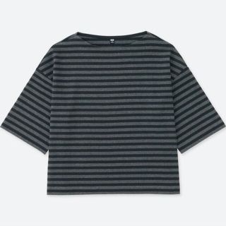 ユニクロ(UNIQLO)のUNIQLO ボーダーワイドスリーブT(7部袖)☆(Tシャツ(長袖/七分))