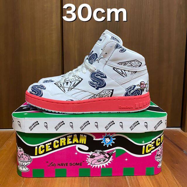 ビッグサイズ 30cm BBC ICE CREAM REEBOK BB4600