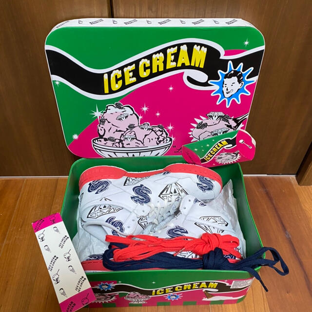 BBC(ビリオネアボーイズクラブ)のビッグサイズ 30cm BBC ICE CREAM REEBOK BB4600 メンズの靴/シューズ(スニーカー)の商品写真