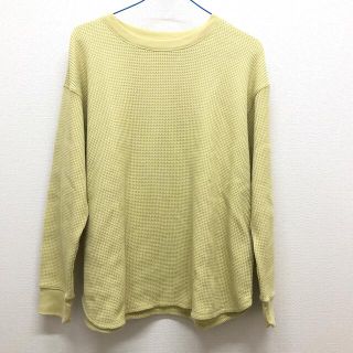 ユニクロ(UNIQLO)のワッフルクルーネックT UNIQLO(カットソー(長袖/七分))