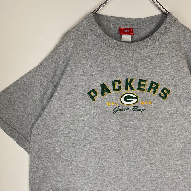 グリーンベイパッカーズ　Tシャツ　フットボール　刺繍ロゴ　ゆるだぼ　NFL