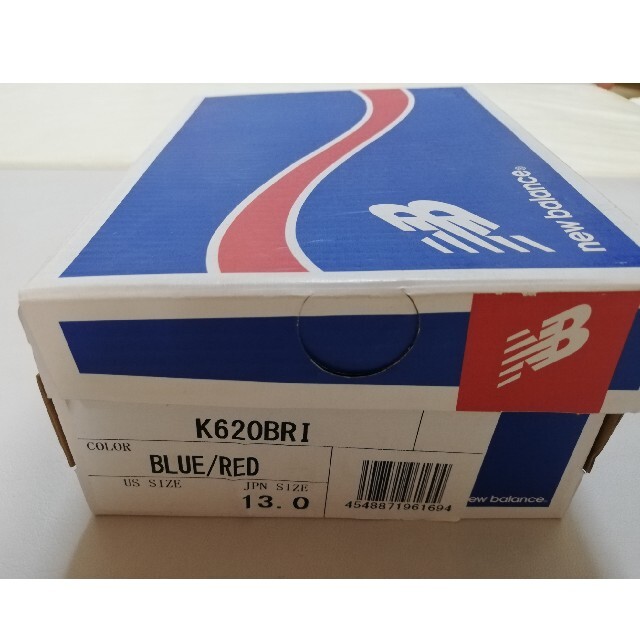 New Balance(ニューバランス)のニューバランス 13.0センチ  K620BRI  BLUE/RED キッズ/ベビー/マタニティのベビー靴/シューズ(~14cm)(スニーカー)の商品写真