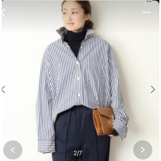 DEUXIEME CLASSE(ドゥーズィエムクラス)のニック様専用　EVERYDAY I LIKE. ストライプシャツ レディースのトップス(シャツ/ブラウス(長袖/七分))の商品写真