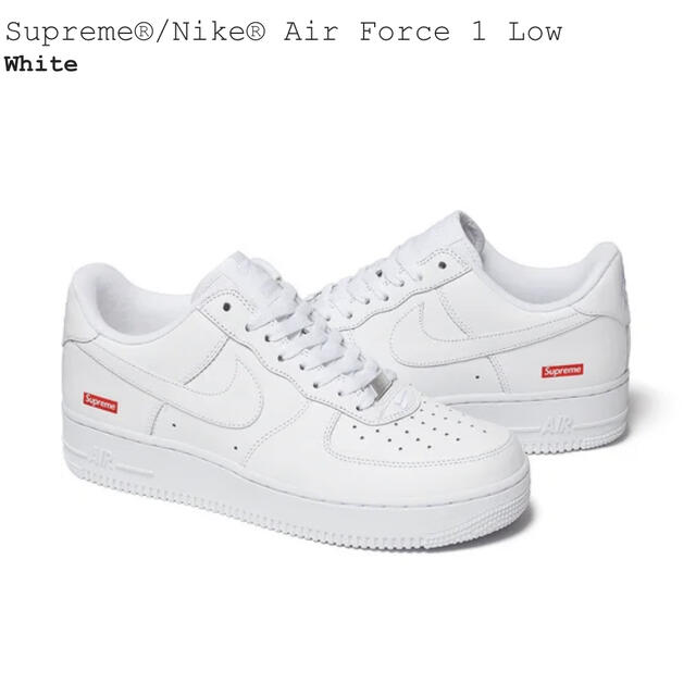 Supreme Nike Air Force 1 Low 27.5cm