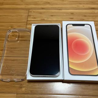 アイフォーン(iPhone)のiPhone12 128GB 白　透明iFace ガラスフィルム付き(スマートフォン本体)