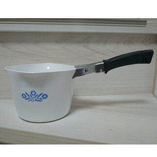 パイレックス(Pyrex)のコーニングウェア　ソースパン　ミルクパン　4カップ　パイロセラム　ハンドル付き(鍋/フライパン)