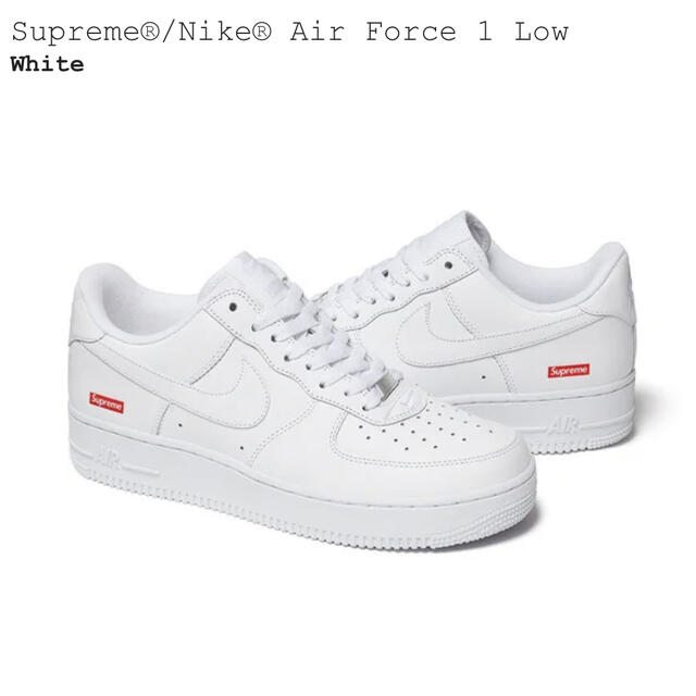 靴/シューズSupreme Nike Air Force 1 Low 28cm