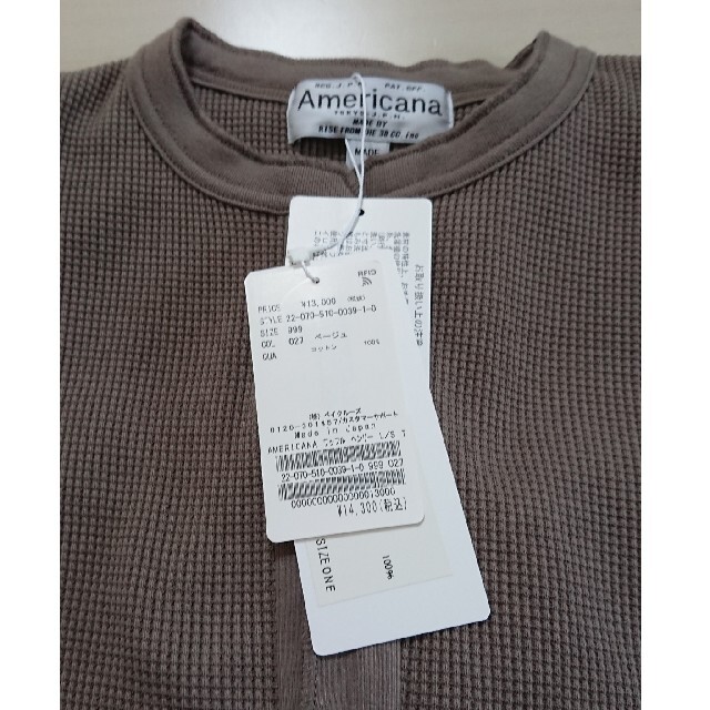 えるカット DEUXIEME ヘンリー ロングスリーブ Tシャツの通販 by wa3-b 返品・交換 ドゥーズィエムクラス アメリカーナ ヘンリーロングスリーブTシャツ 新品!! Tシャツ/カットソー(七分/長袖)