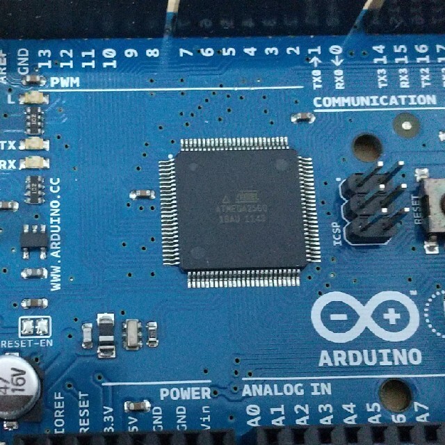 Arduino MEGA（本体のみ） スマホ/家電/カメラのPC/タブレット(PC周辺機器)の商品写真