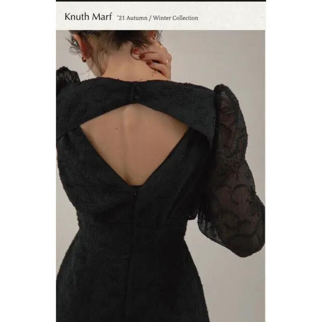 クヌースマ Knuth back open sheer dressの通販 by pippi shop|ラクマ