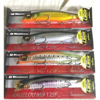 メガバス(Megabass)のメガバスカゲロウMD 125F 4個セット(ルアー用品)