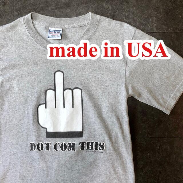 【古着】T-Line Design USA製　Tシャツ メンズのトップス(Tシャツ/カットソー(半袖/袖なし))の商品写真