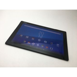 ソニー(SONY)のR729 SIMフリーXperia Z4 Tablet SOT31黒中古訳あり(タブレット)