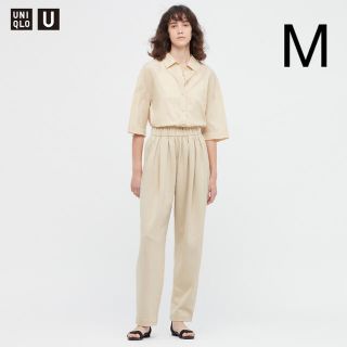 ユニクロ(UNIQLO)のスウェットギャザーパンツ　M size(カジュアルパンツ)