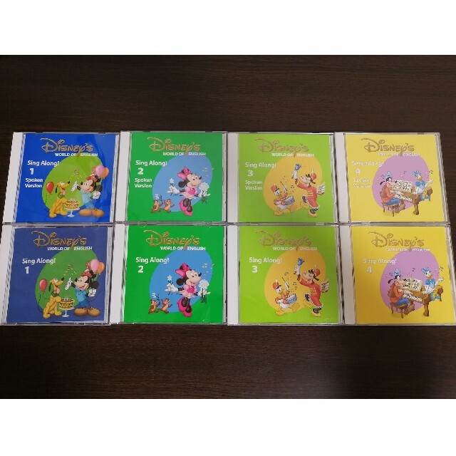 Disney(ディズニー)のDWE　ディズニー英語　シングアロング　CD8枚セット エンタメ/ホビーのCD(キッズ/ファミリー)の商品写真