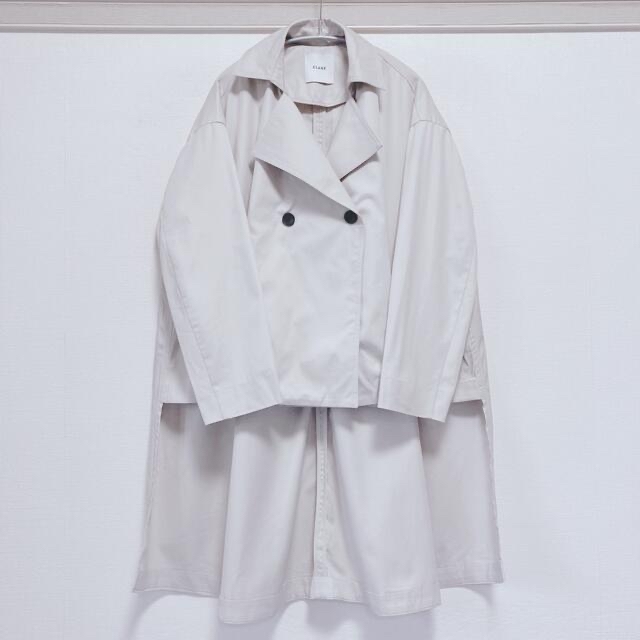 CLANE BACK LONG FLARE COAT - ジャケット/アウター CLANE BACK LONG FLARE COAT - ジャケット/アウター